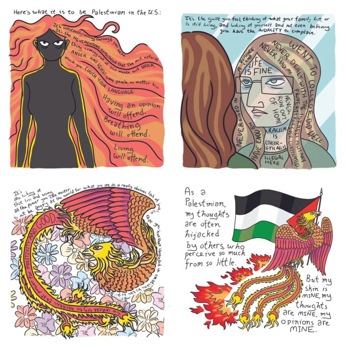 "What it is to be Palestinian in the US" by Marguerite Dabaie