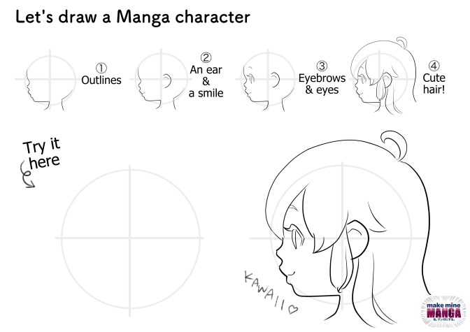 Make Mine Manga - Draw a Manga Character by Inko